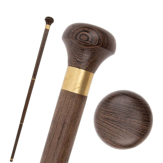 Bâton de Marche en Bois Artisanal
