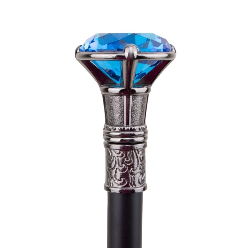 Canne de Marche Diamant Bleu