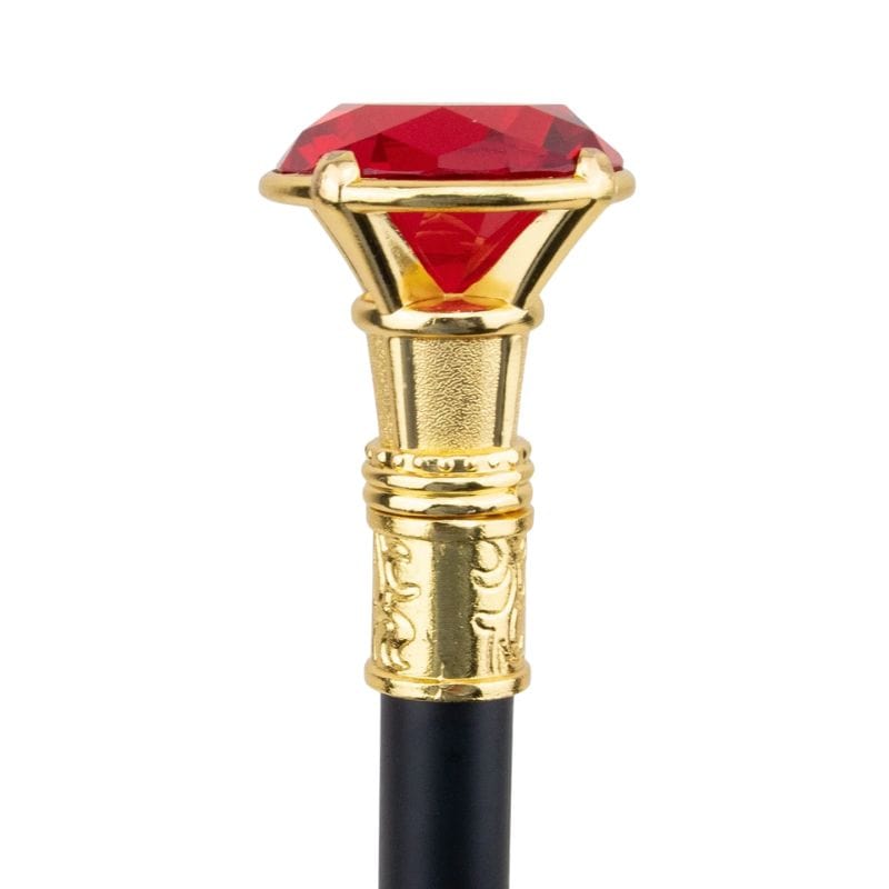 Canne de Marche Diamant Rouge
