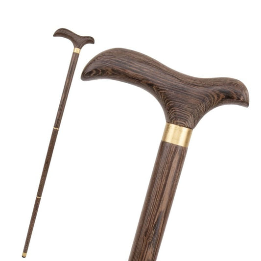 Canne en Bois Sculpté